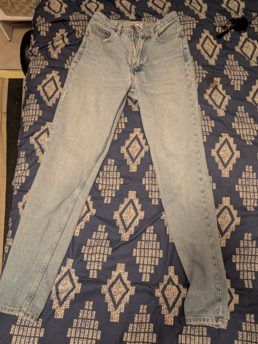 American Apparel acid washed jeans